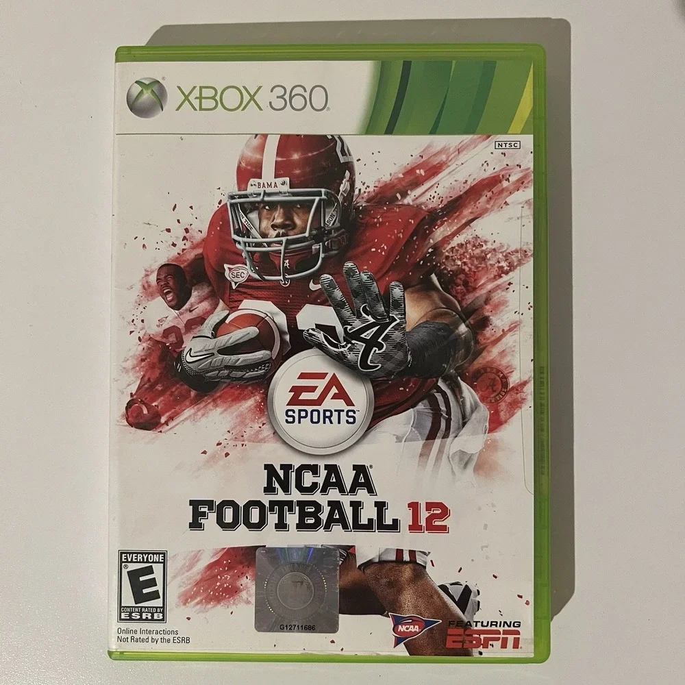 NCAA Football 12 -‎ Xbox 360 Game No Manual Tested Working